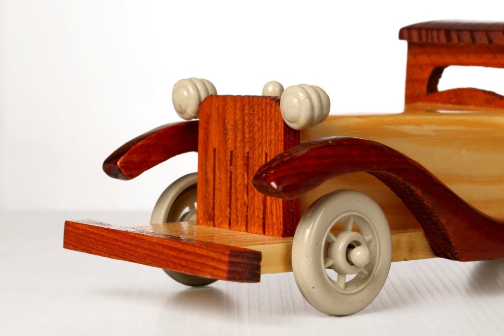 wooden toy car